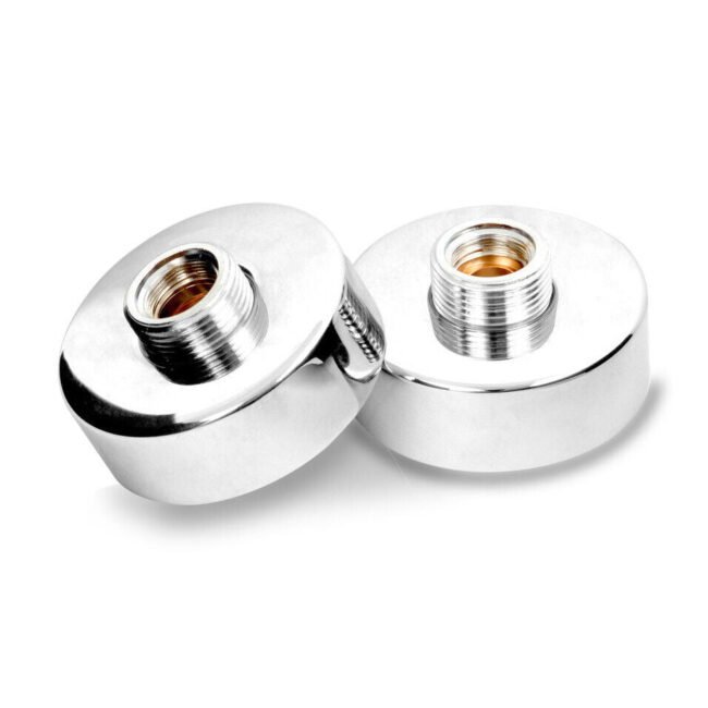 Round Wall Mounted Easy Fitting Kit For Shower Mixer Valve & Bath Taps