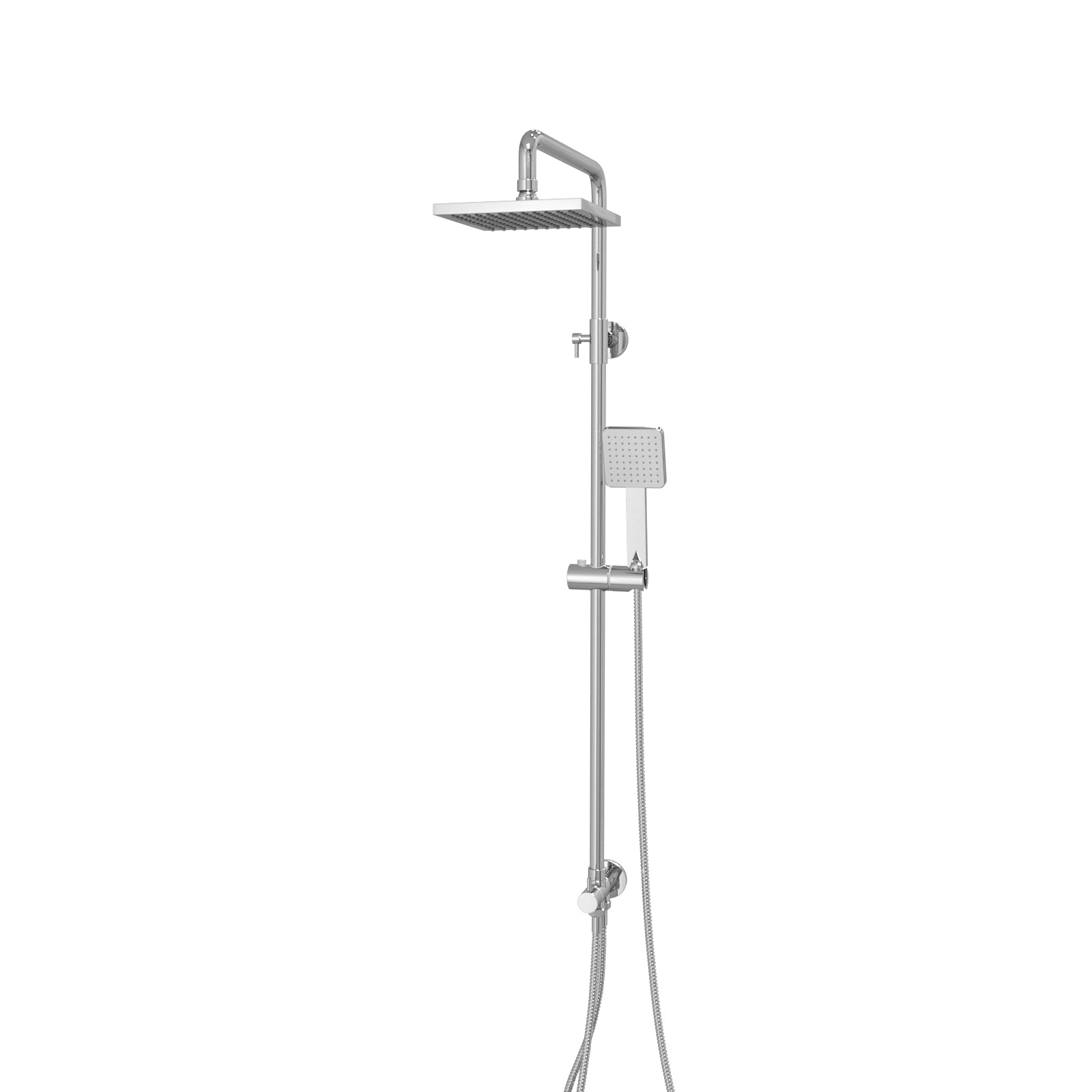 Winstead Modern Exposed Square Shower Single Mode Handset And Riser Rail Kit - Image 6