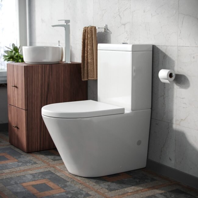 Magus Rimless Close Coupled Toilet with Soft Closing Seat - Image 2