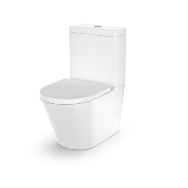 Magus Rimless Close Coupled Toilet with Soft Closing Seat - Image 5