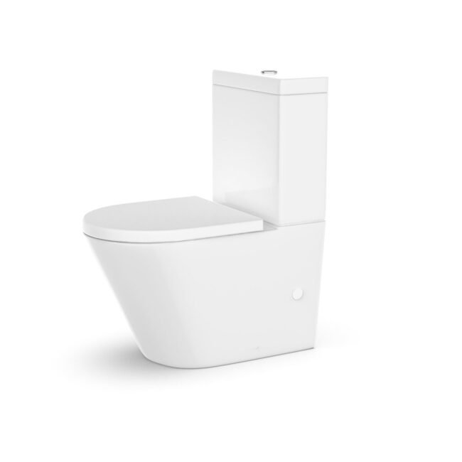 Magus Rimless Close Coupled Toilet with Soft Closing Seat - Image 6