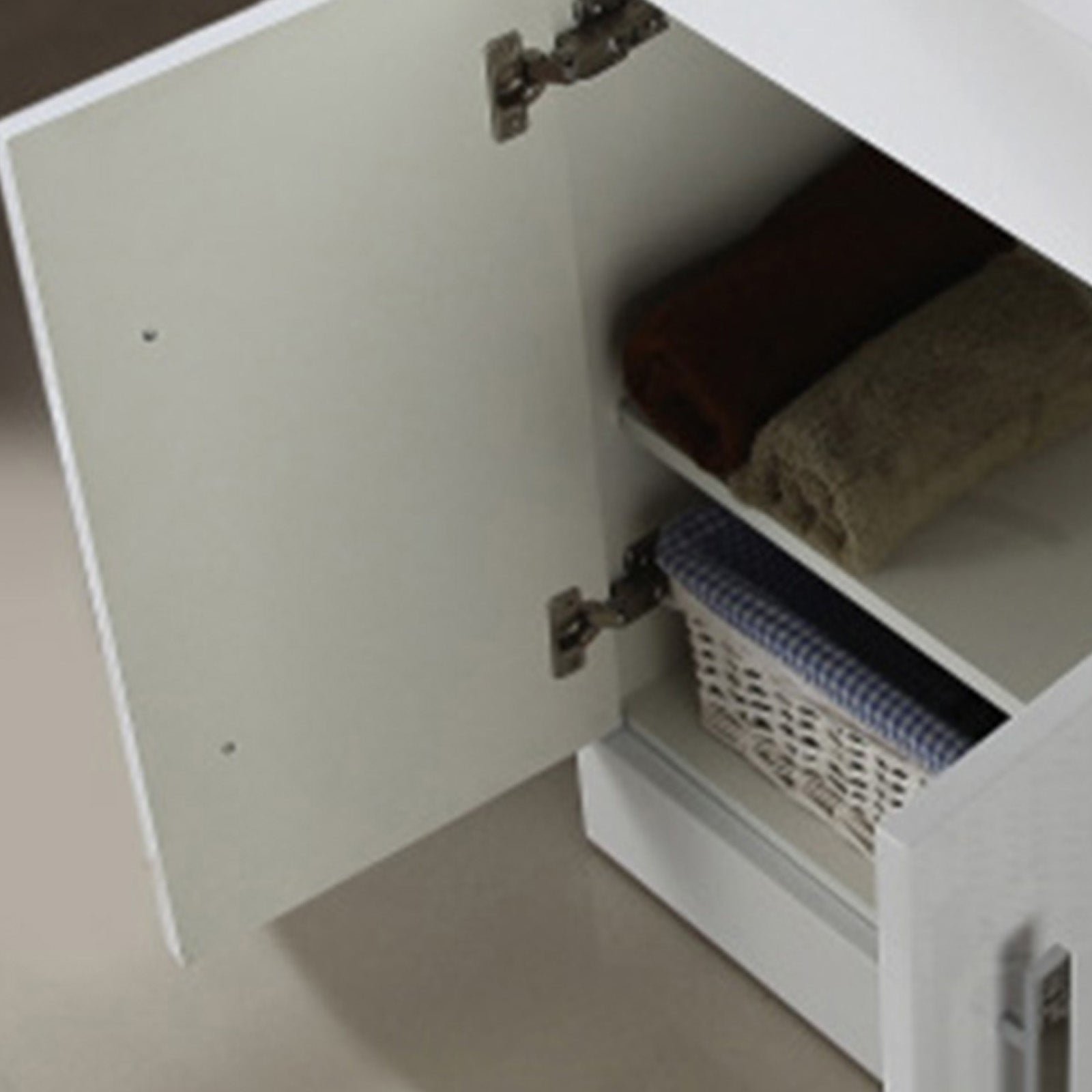 Aric 1100mm RH Freestanding Grey Vanity with BTW Toilet. WC & Basin - Image 6