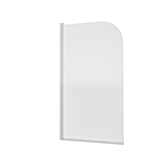 Denver 800 mm Frameless Curved Bath Shower Screen Door - Image 5