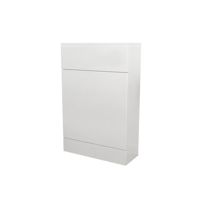 Nanuya White 500mm Freestanding Back To Wall WC Unit Bathroom - Image 7