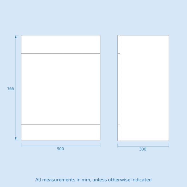 Elora Back To Wall Toilet Pan With Concealed Cistern WC Unit Set - Image 7