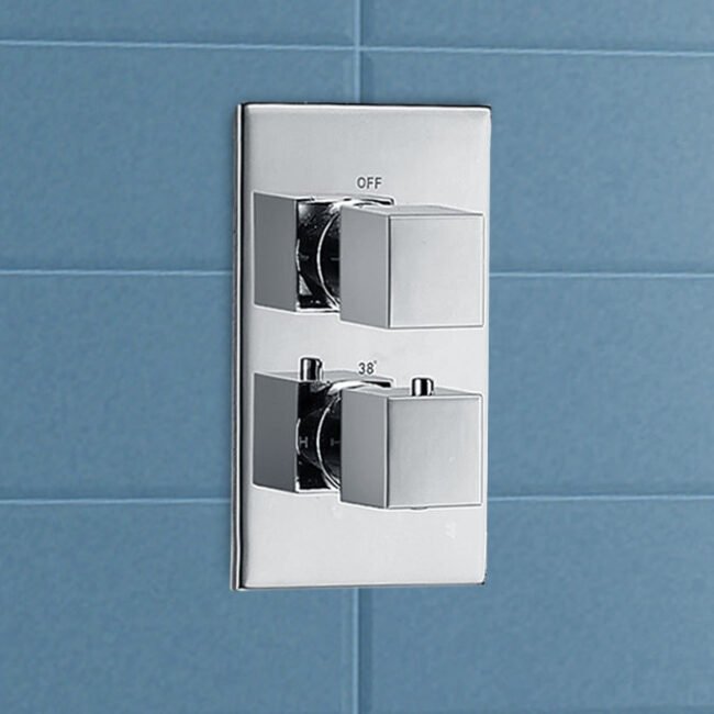 Moulin Thermostatic Wall Mounted Waterfall Shower - Image 2