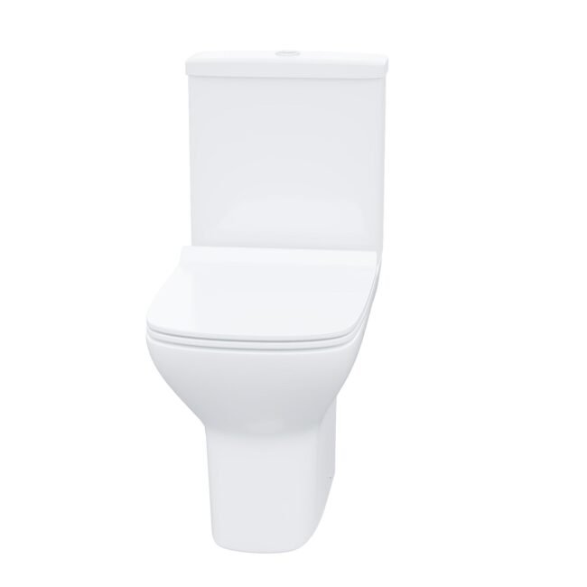 Ellen Bathroom Basin Flat Pack Vanity Unit. Toilet And Bath Suite White - Image 9