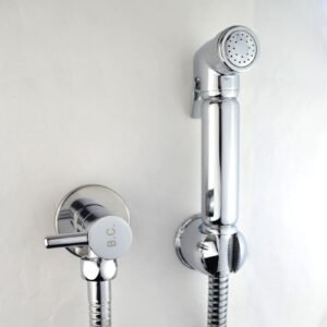 Modern Handheld Bidet Chrome Douche Toilet Spray Kit