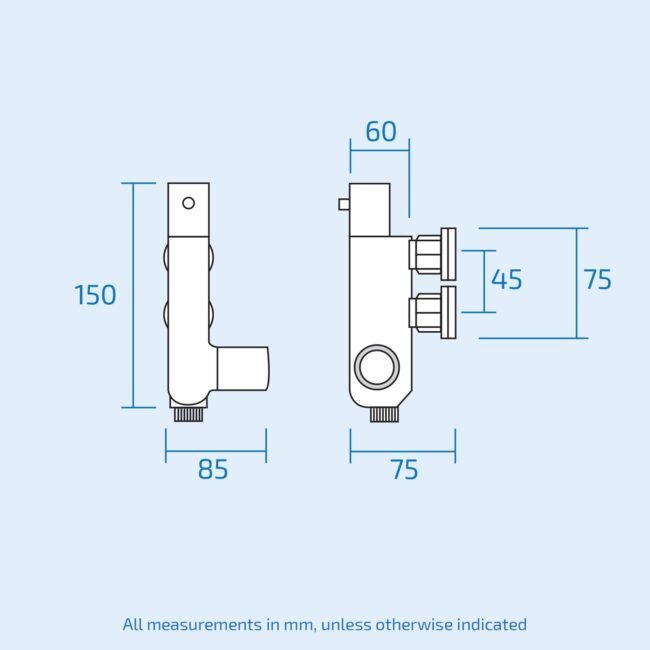 Modern Matte Black Bidet Douche Mini Thermostatic Bar Valve And Spray Kit - Image 7