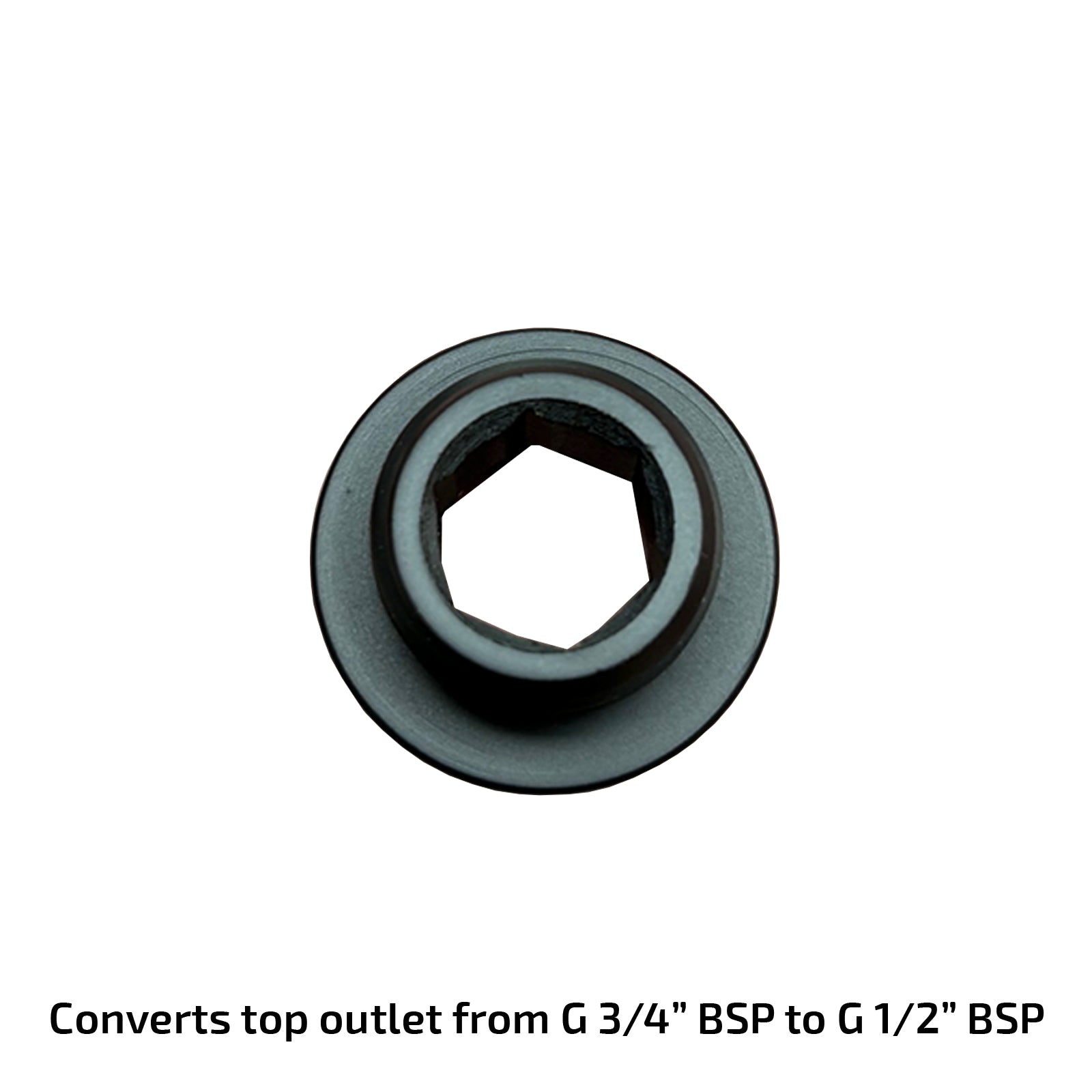 Modern Square Matte Black Exposed Thermostatic Shower Mixer Bar Valve Anti Scald with Top 3/4 and Bottom 1/2 BSP - Image 2