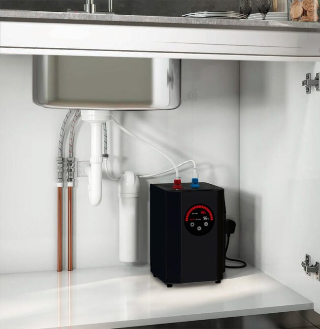 Alexander Instant Boiling Water Kitchen Tap Chrome with heating tank - Image 3