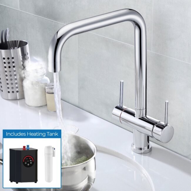 Alexander Instant Boiling Water Kitchen Tap Chrome. Filter with Heating tank - Image 2