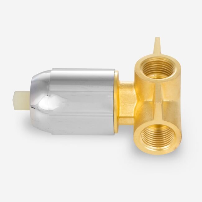 Apex Wall Mounted Round Concealed Manual Mixer Valve 1/2 Hot And Cold - Image 3