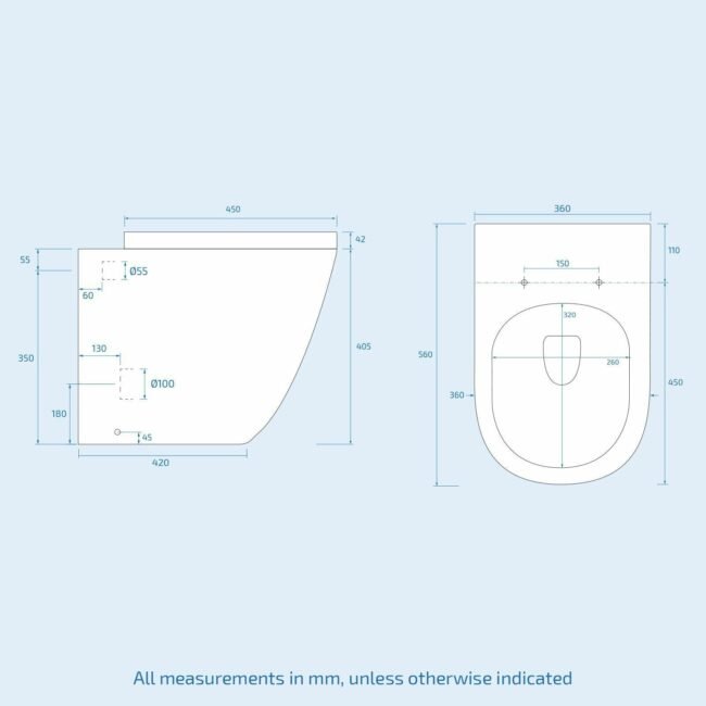 Matte Grey 1100mm Traditional Vanity Basin WC Unit & Toilet Unit - Image 9