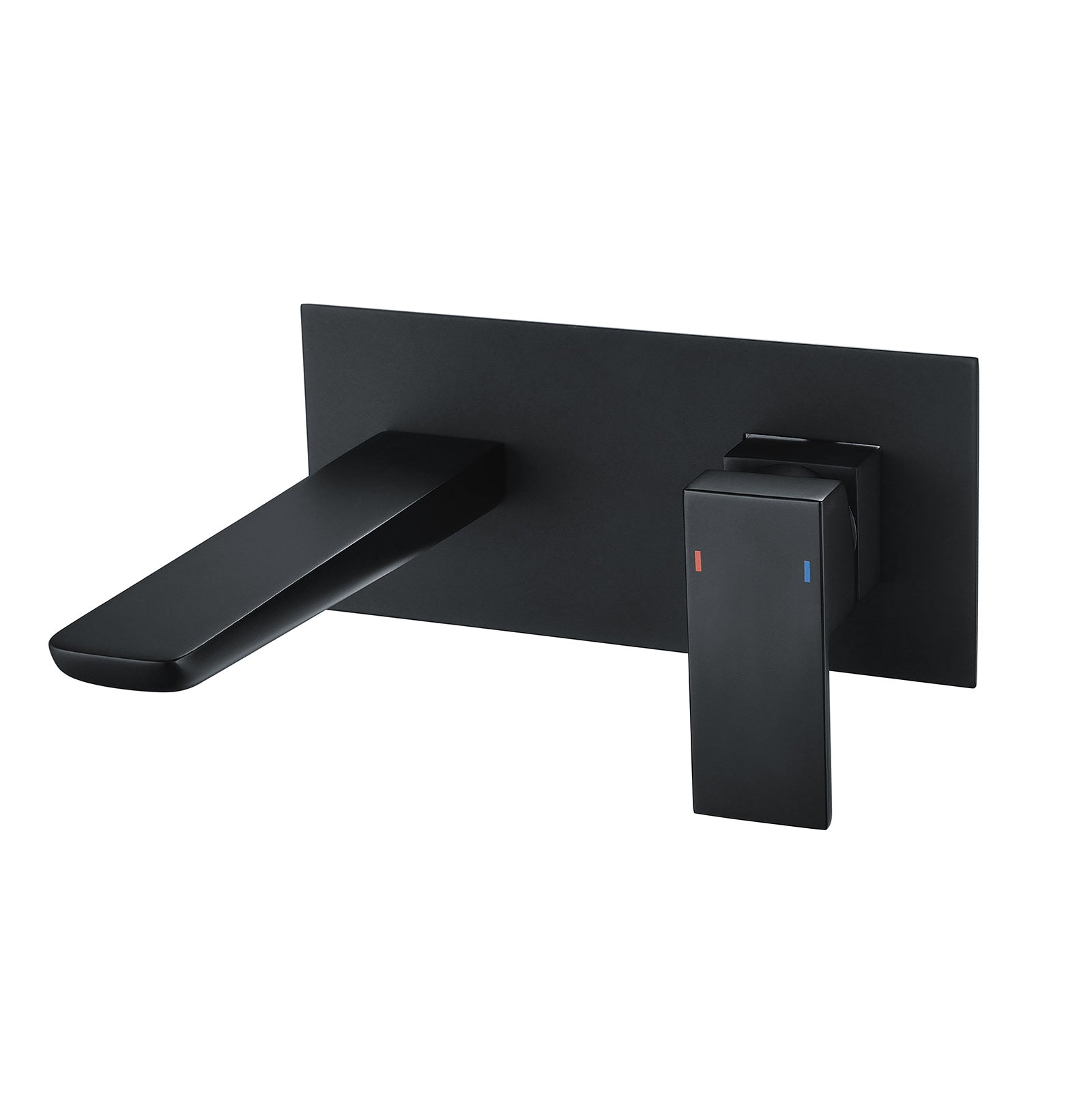 Astra Designer Matte Black Wall Mounted Concealed Basin Mixer Tap - Image 2