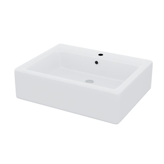 Lomond Rectangle 580 mm Large Counter Top or Wall Hung Basin - Image 5