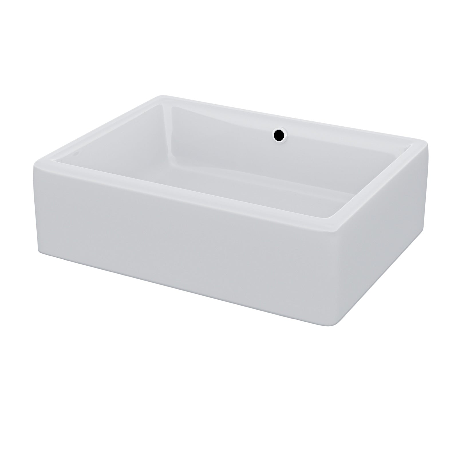 Leven 510 x 360mm Cloakroom Rectangle Stand Alone Counter Top Basin Sink - Image 5