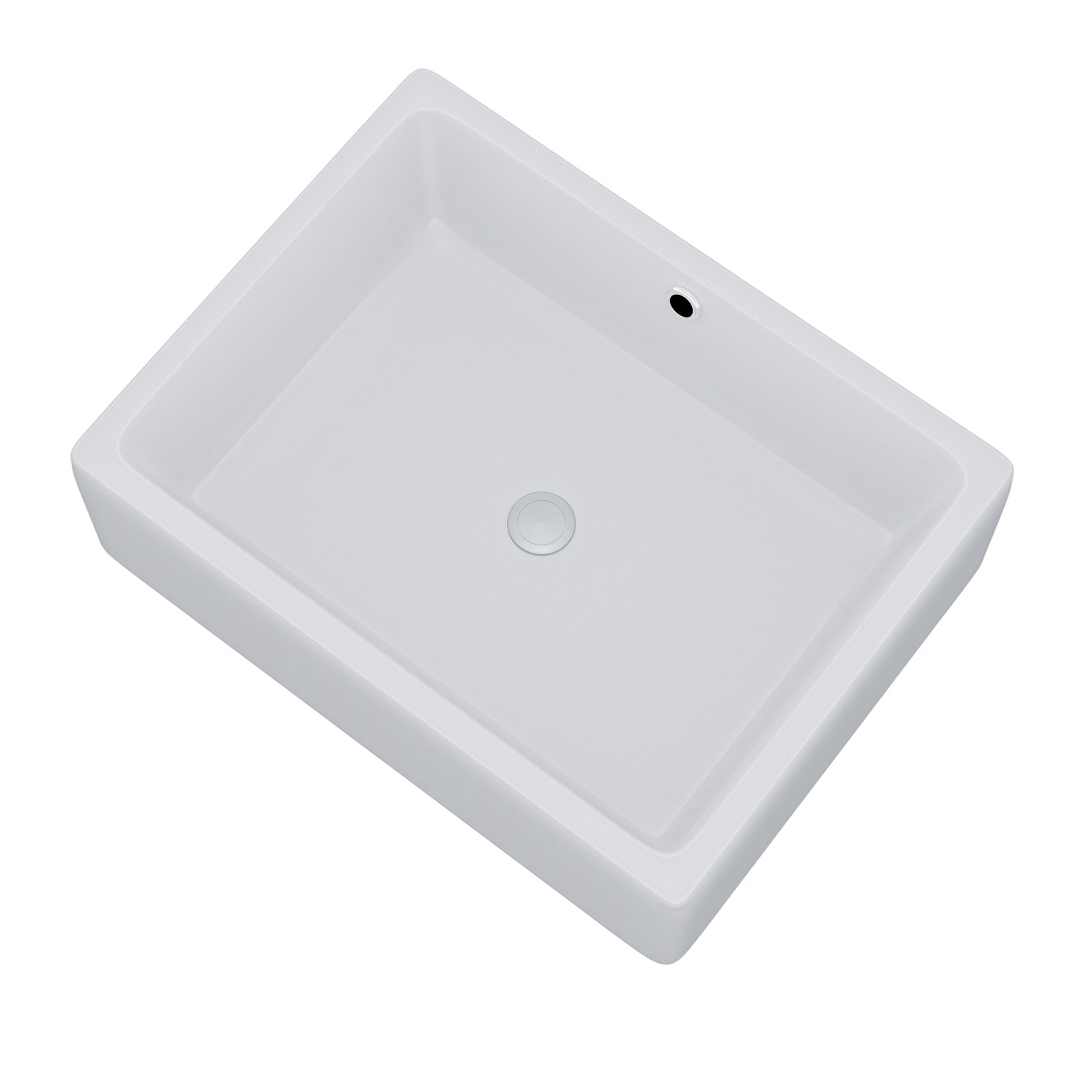 Leven 510 x 360mm Cloakroom Rectangle Stand Alone Counter Top Basin Sink - Image 6