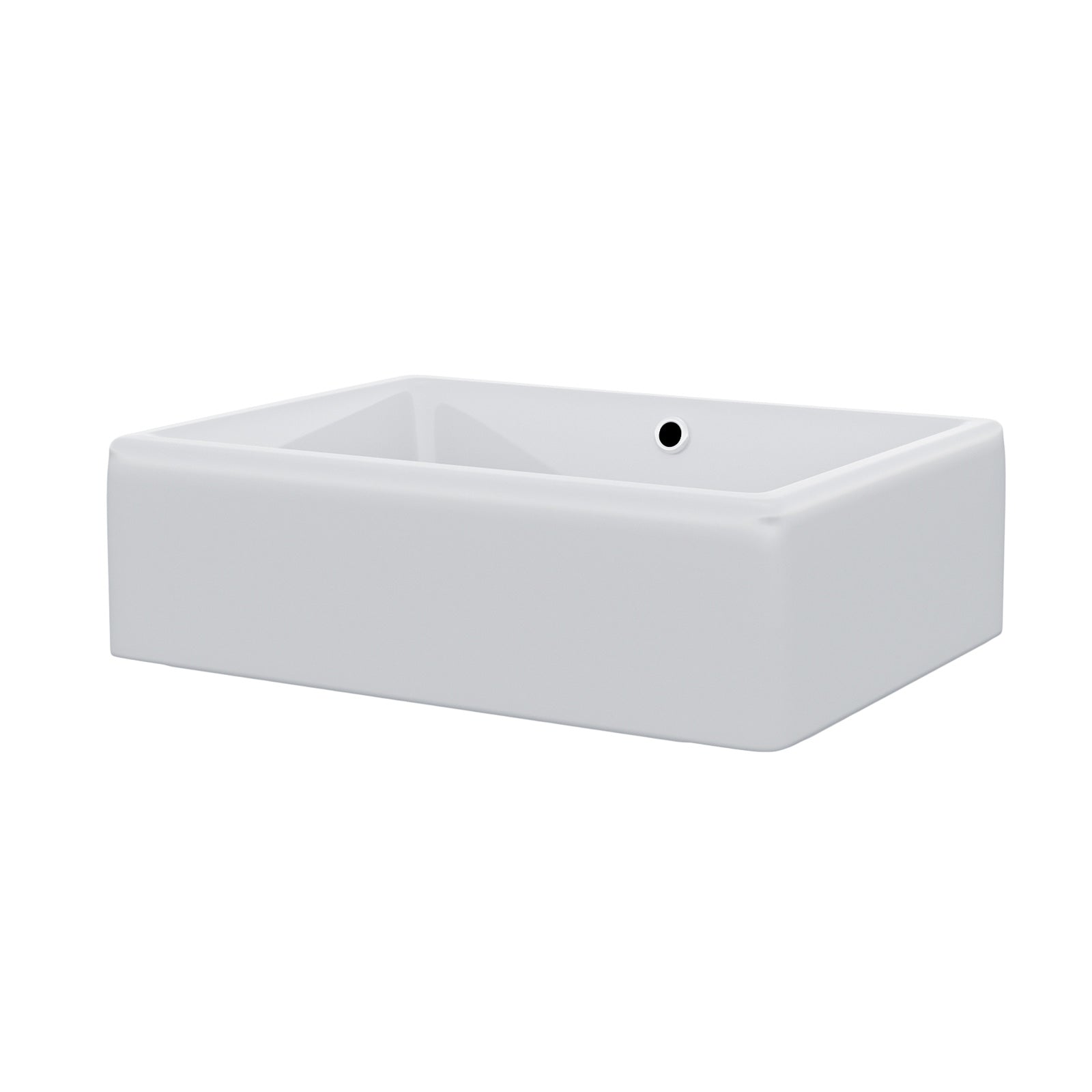 Leven 510 x 360mm Cloakroom Rectangle Stand Alone Counter Top Basin Sink - Image 7
