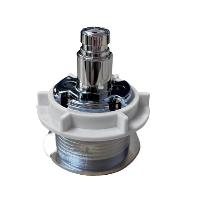 Round Dual Flush Push Button Plate Chrome - Image 3