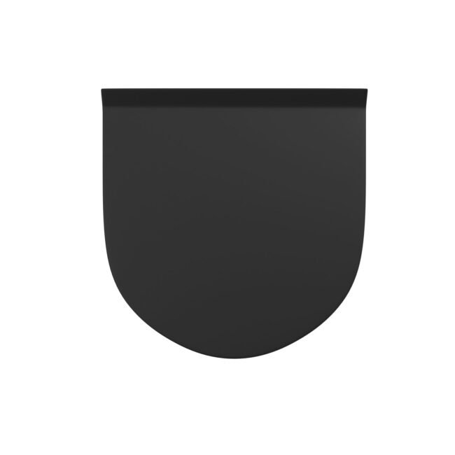 Round Slim Soft Close Toilet Seat and Seat Cover Matte Black - Image 3