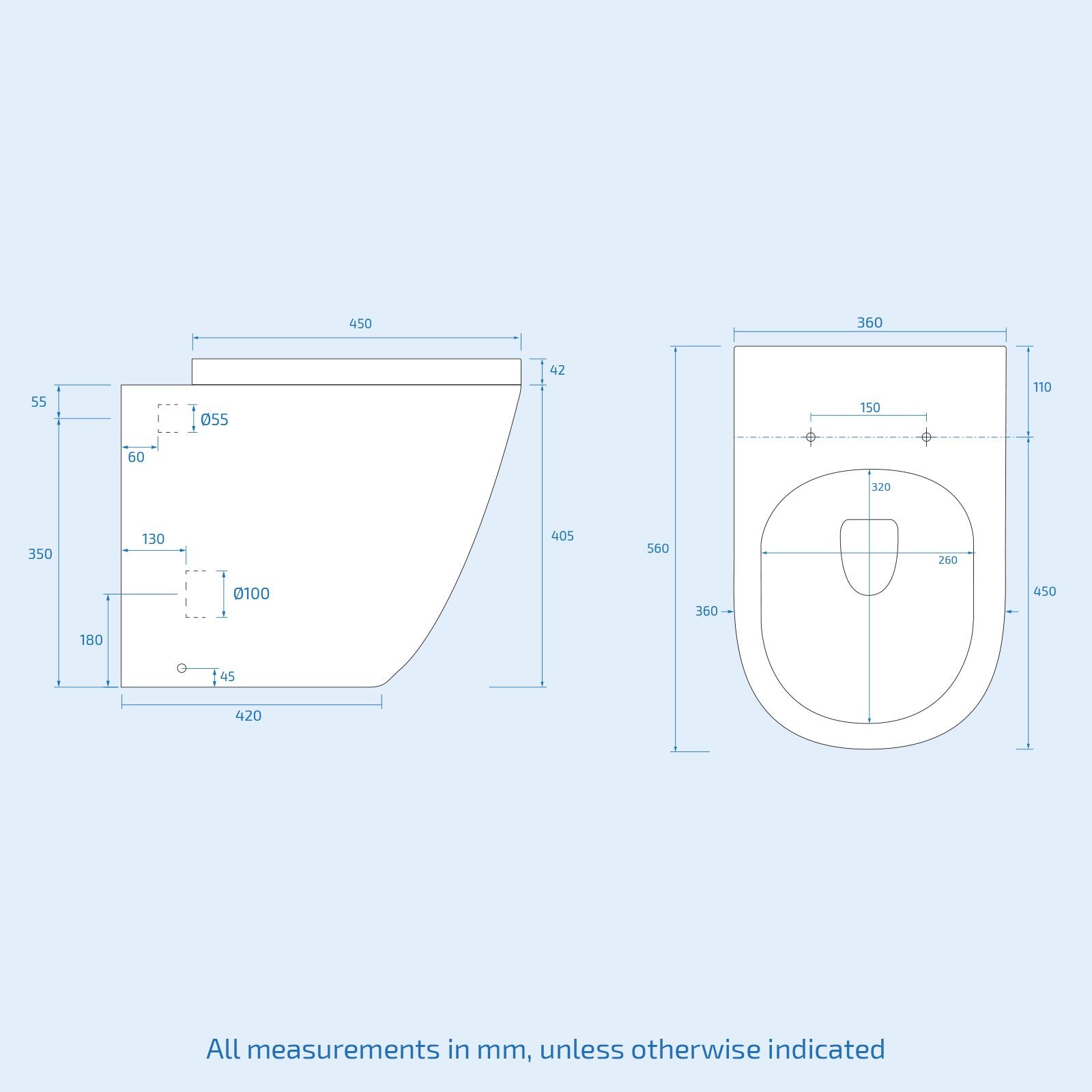 Aric Matte Grey 1100mm LH Basin Vanity Cabinet Flat Pack & BTW Curved Toilet - Image 8
