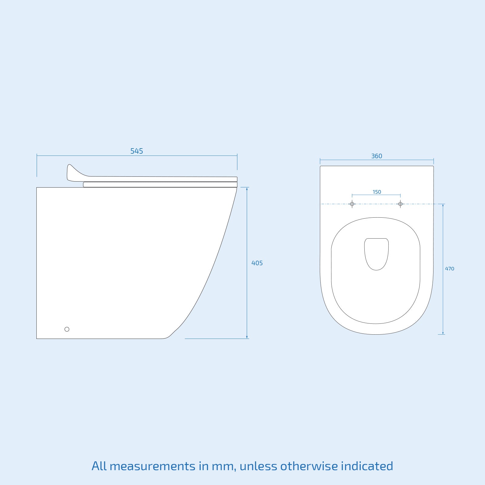 Bretford White L-Shaped LH 1700mm Shower Bath With Screen. Basin Vanity Unit With Handle & Round BTW Toilet Suite - Image 11