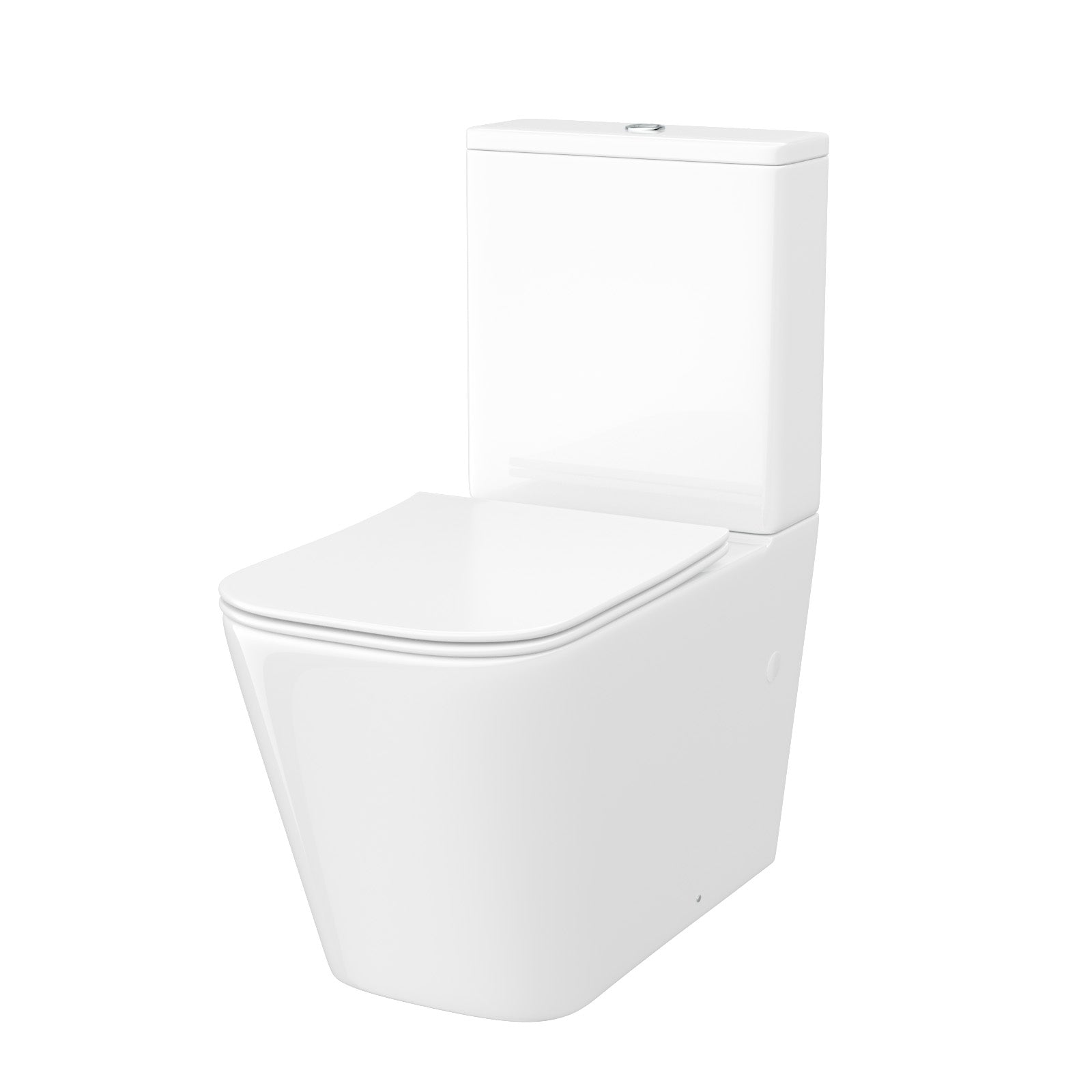 Square Shower Enclosure Suite. Bi-Fold Shower enclosure. Tray. Waste. Close Coupled Toilet - Image 9