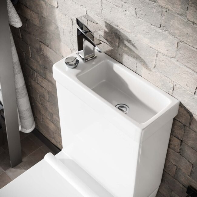 Nova 2 in 1 Combo Toilet and Basin Space Saver Unit - Image 5