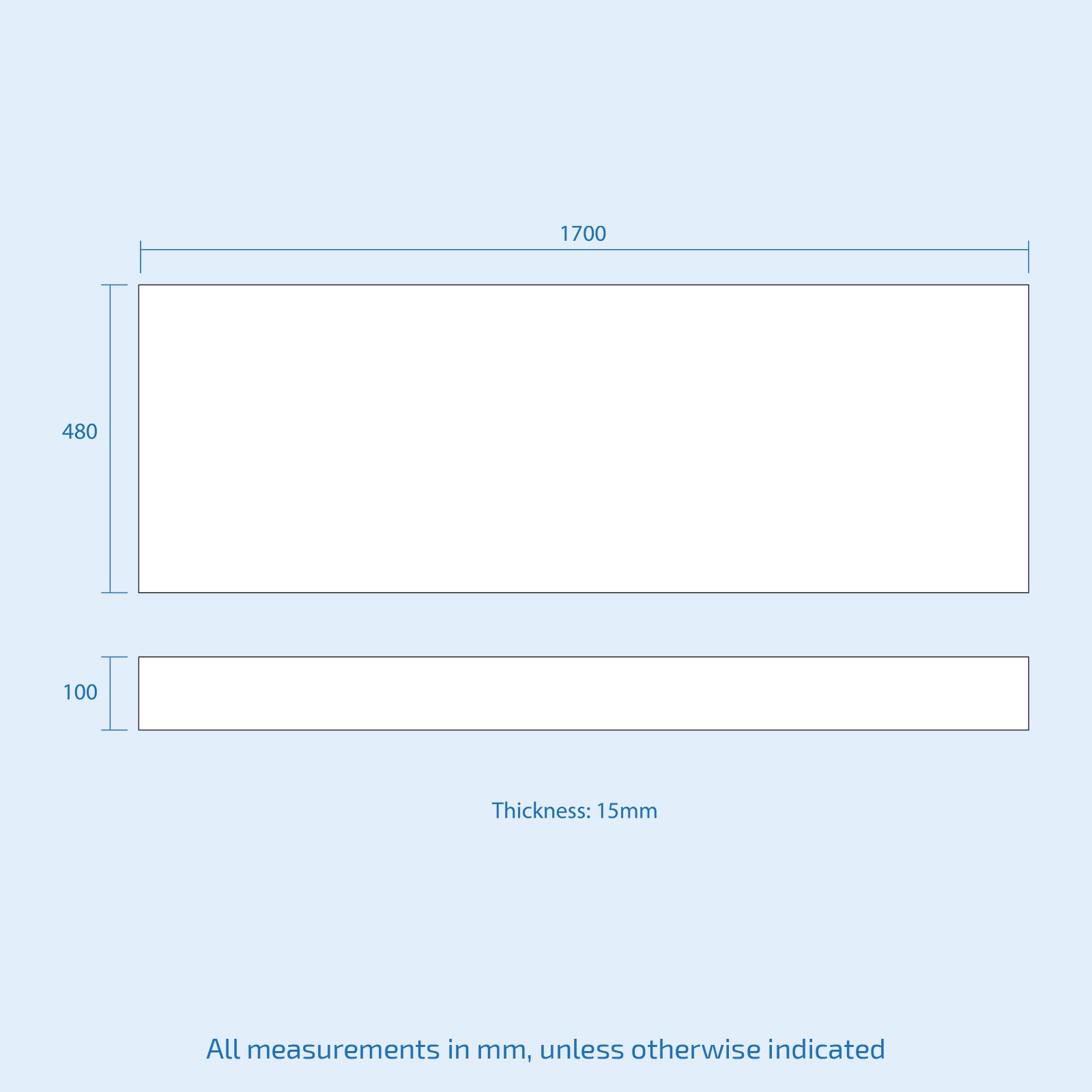 Modern 1700 x 700mm White Front End Bath Panel Durable PVC + Plinth Gorge - Image 7