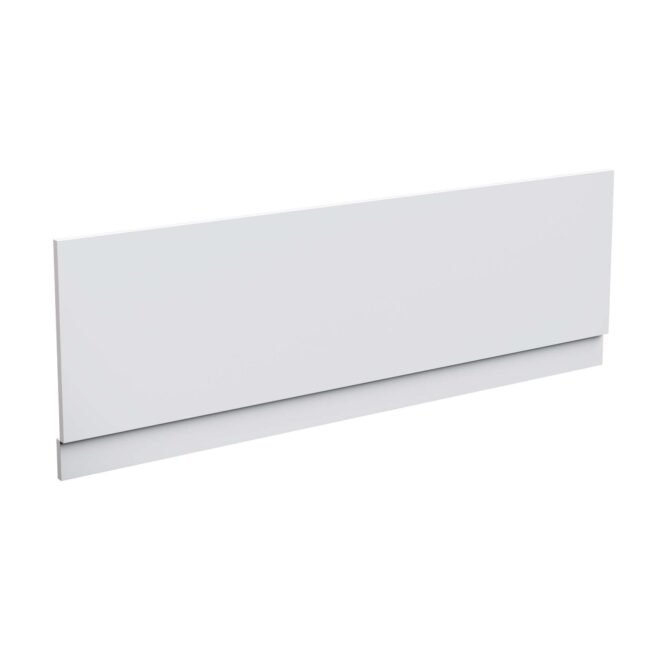 White 1800mm Gloss Bath Front Panel PVC & 15mm Plinth - Image 3