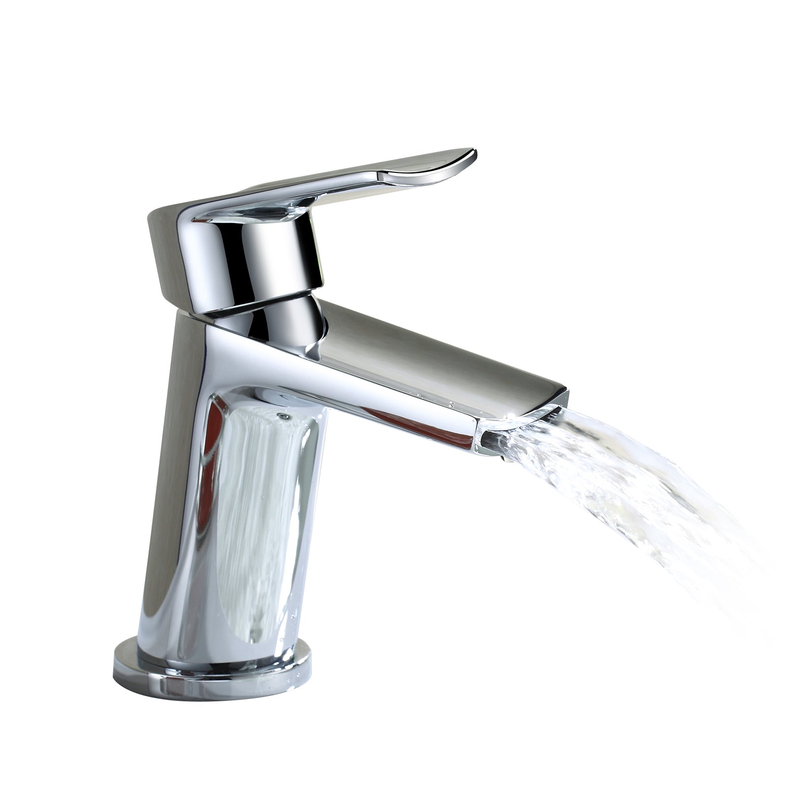 Centa Modern Waterfall Bathroom Basin Sink Mixer Tap & Deck Mounted Bath Filler Tap + Free Basin Waste - Image 6