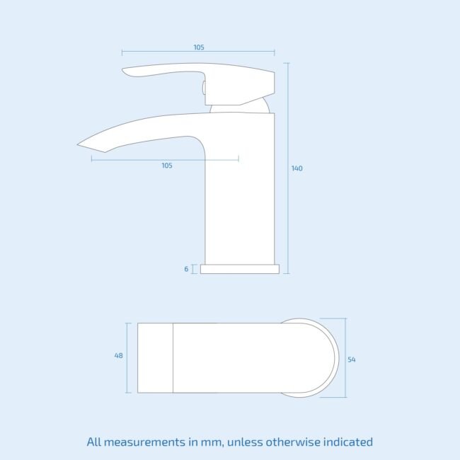 Vago Modern Matte Black Waterfall Basin Mixer Tap & Bath Shower Mixer With Handset Kit - Image 11