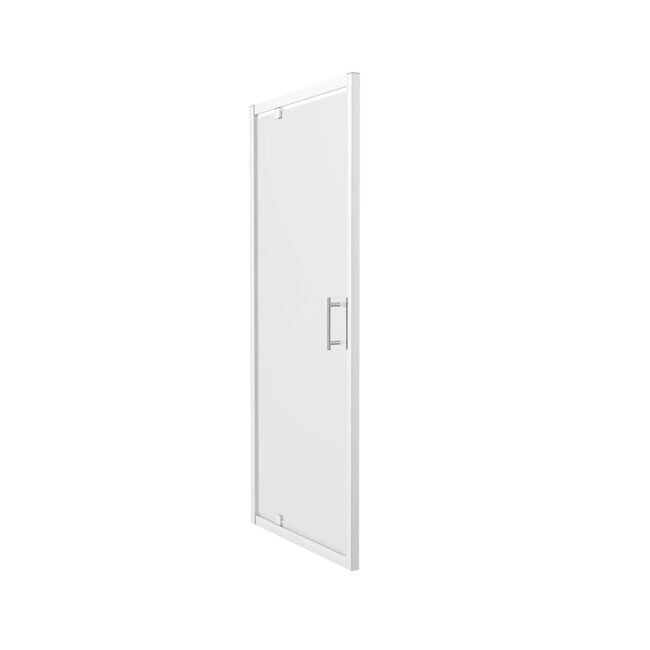 Saga 900mm Modern Pivot Shower Door Enclosure Screen Safety Glass - Image 4