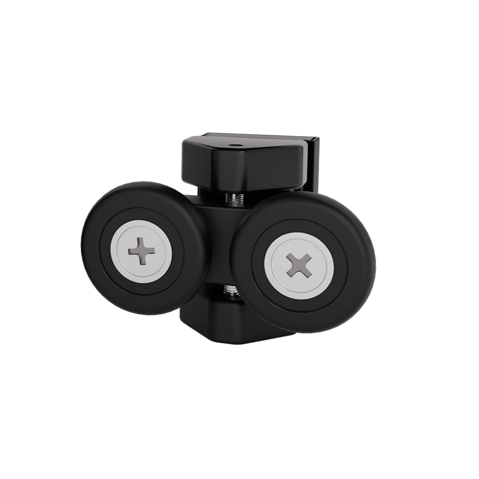 8 Shower Door Wheels 23mm Black 4 upper and bottom Roll Runners - Image 2