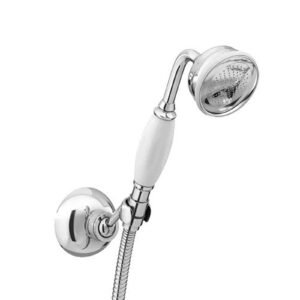 Wall Mounted Traditional Bathroom Shower Handset with Holder & Hose