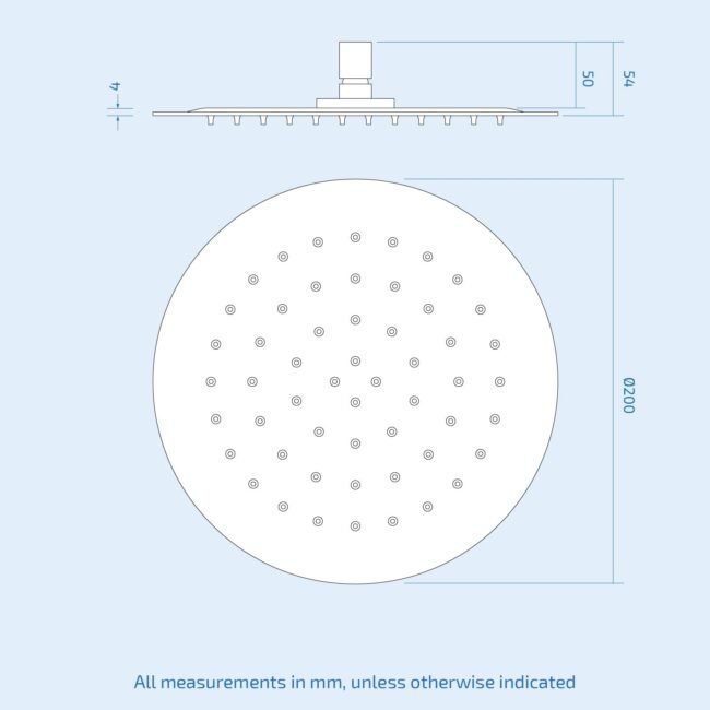 Flora Round 3 Way Concealed Thermostatic Shower Mixer Valve. Shower Head. Arm. Handset. Spout Set Chrome - Image 10