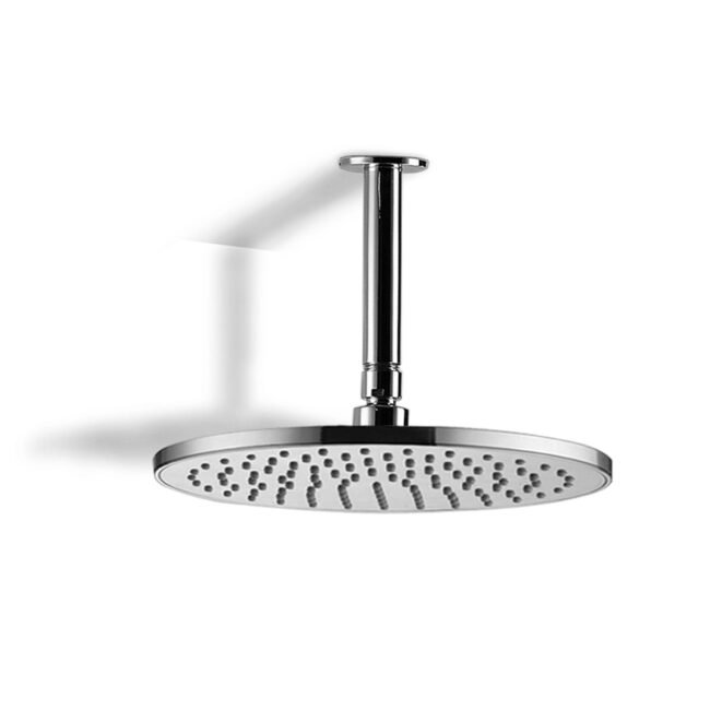 Flora 3 Dial 3 Way Concealed Thermostatic Shower Mixer Slim Twin Head Body Jets - Image 7