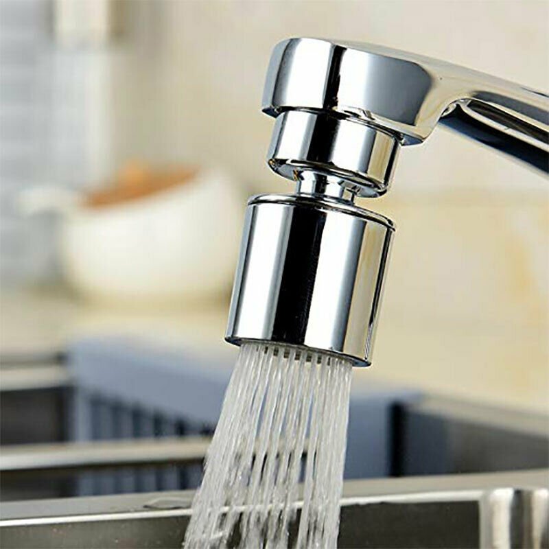 Kitchen Tap Aerator 360 Faucet Rotate Swivel End Diffuser Male Thread Adapter