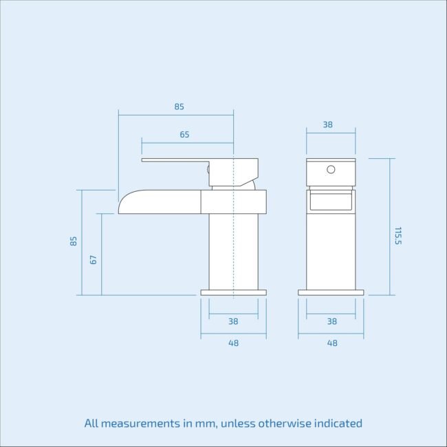 Pilton 2 in 1 Close Coupled Pan. Cistern. Seat & Ozone Waterfall Tap - Image 9