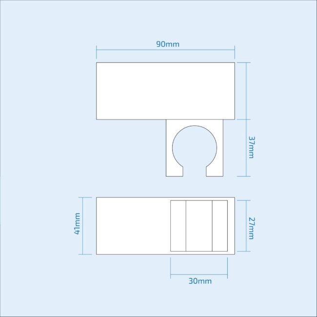 Square Wall Bracket Holder - Image 2