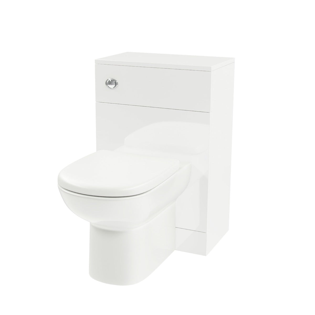 Ellen Back To Wall WC Unit & BTW Toilet Pan White - Image 5