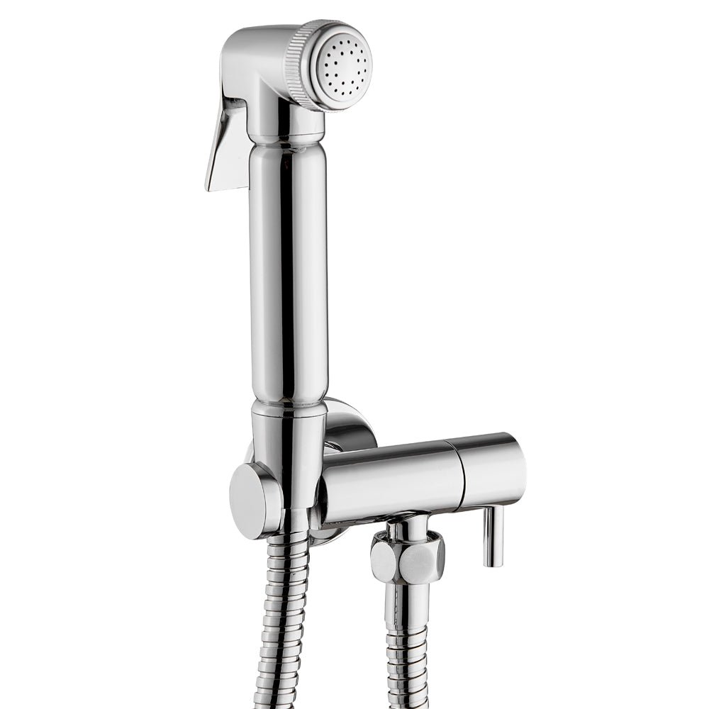 Luxury Douche Kit with Integrated Shut Off Valve & Holder