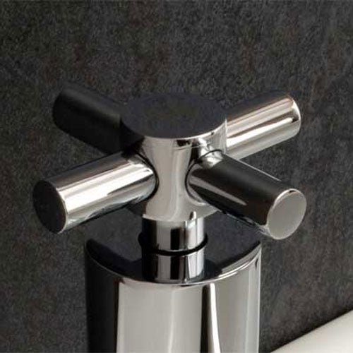 Indigo Twin Hot and Cold Twin Basin Taps Chrome - Image 5