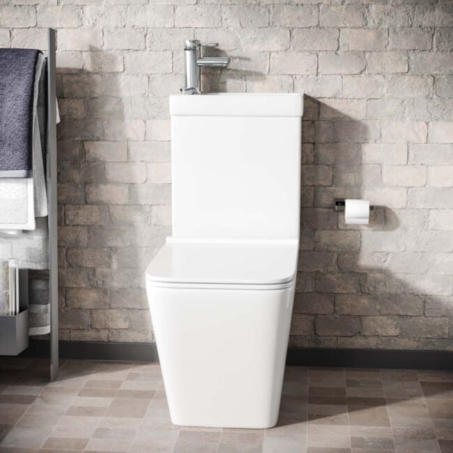 Nova 2 in 1 Combo Toilet and Basin Space Saver Unit  and Basin tap - Image 4