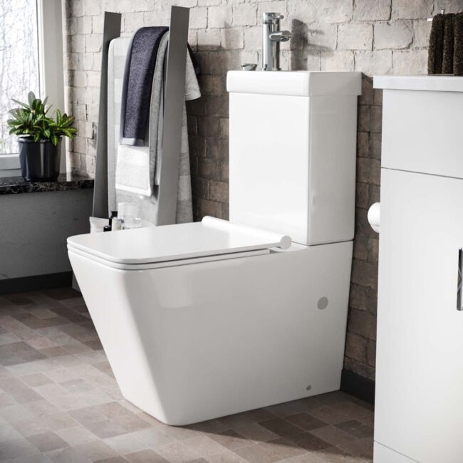 Nova 2 in 1 Combo Toilet and Basin Space Saver Unit  and Basin tap - Image 5