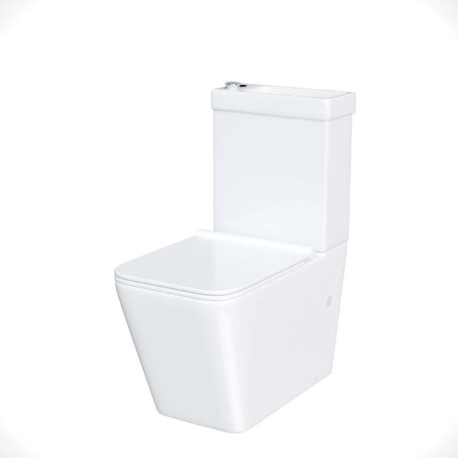 Nova 2 in 1 Combo Toilet and Basin Space Saver Unit  and Basin tap - Image 9