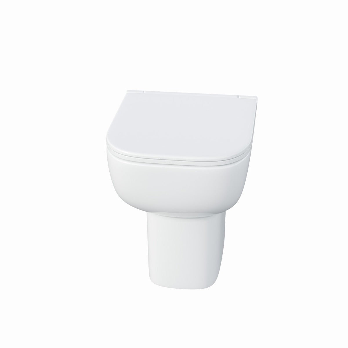 Comfort Height Rimless Back To Wall Pan & Soft Toilet Seat - Image 8
