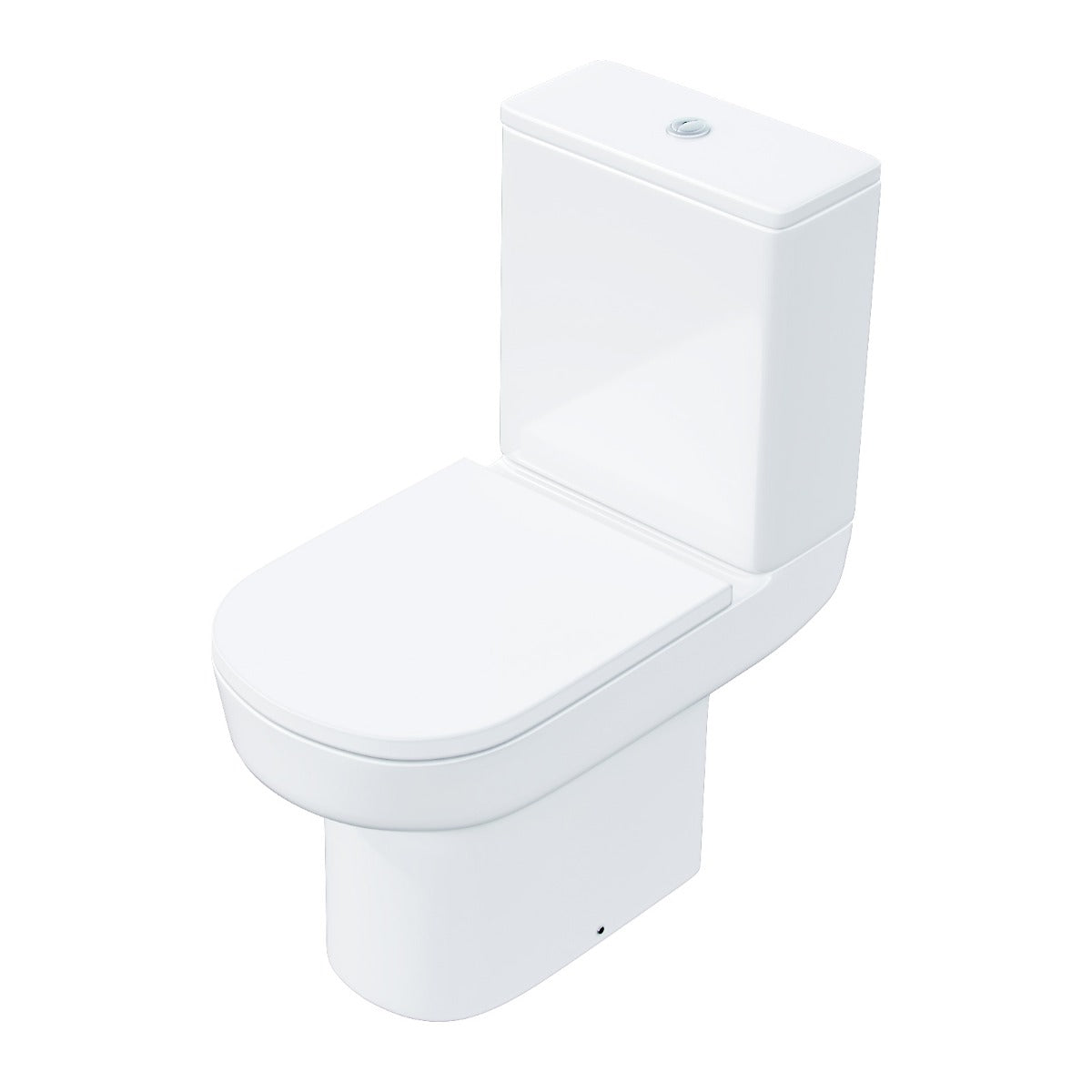 Modern Rimless Close Coupled Toilet and Cistern Soft Close Seat WC - Image 8
