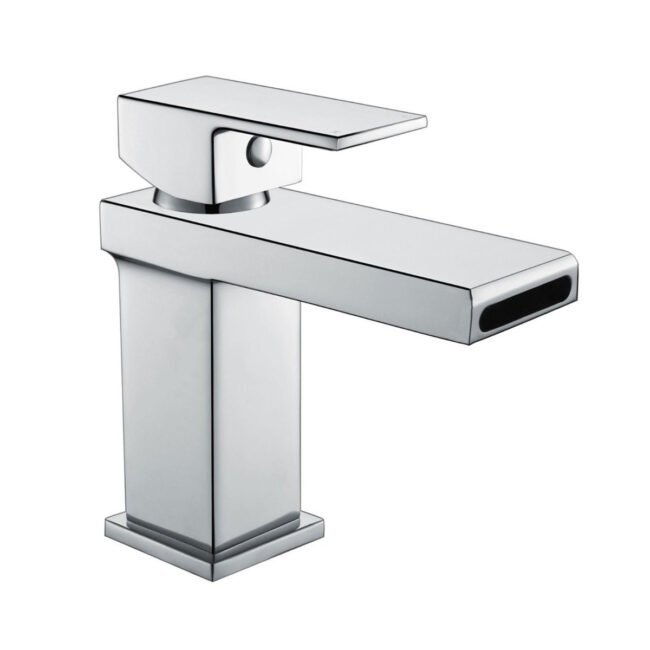 Merton 600mm White Basin Vanity Unit and Tap Set with Free Waste - Image 5